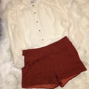 NWOT Burnt Orange Shorts